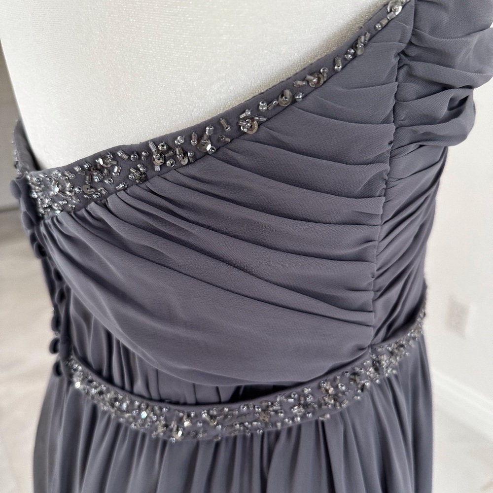 Alfred Angelo Gray Dress - Picture 6 of 9